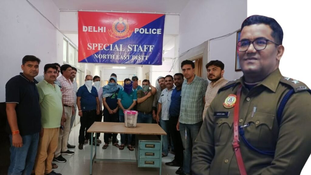 जुआ रैकेट का भंडाफोड़, 08 आरोपी गिरफ्तार, 15.46 लाख रुपये की जुए की रकम जब्त
