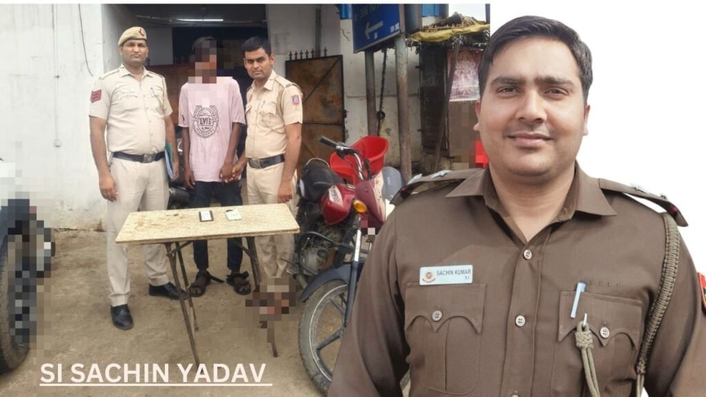 नशे का आदी लुटेरा और ऑटो-लिफ्टर गिरफ्तार, चोरी की बाइक और दो मोबाइल फोन बरामद